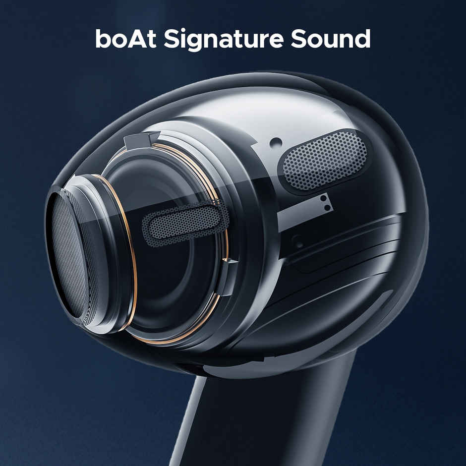 boAt Airdopes 118 TWS Earbuds W/ 50 Hrs Playback, Quad Mics Enx Tech & Beast Mode (Emerald Green)