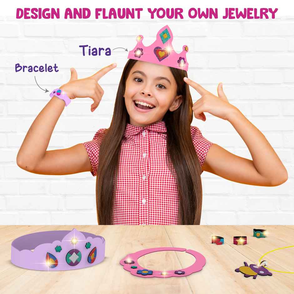 Smartivity Jewelry Foil Magic Art And Craft Activity Kit For Kids - Smrt1268