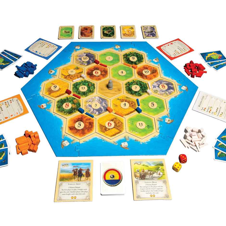 Awestuffs Catan Board Game Accessories Main Base Game 5th Edition