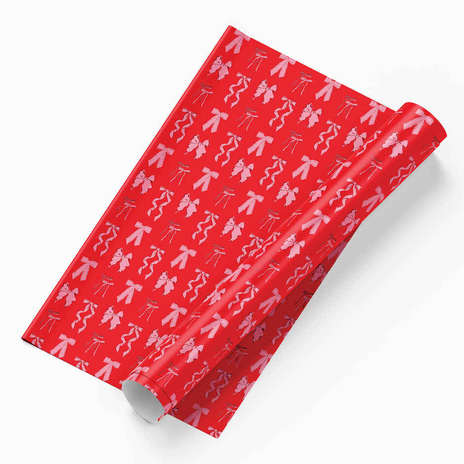 Tiger Notes Gift Wrap | Red Bow