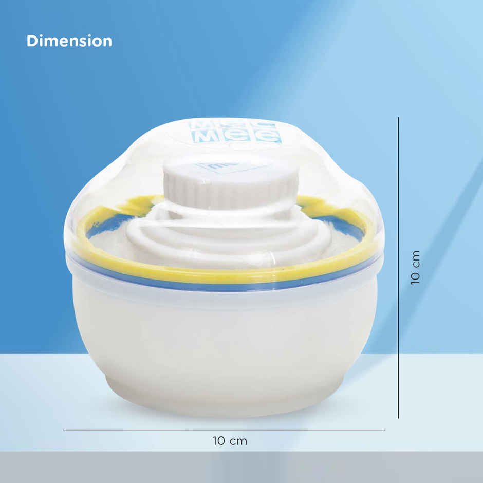 Mee Mee Soft Feel Powder Puff with Box Holder | BPA-Free | Blue