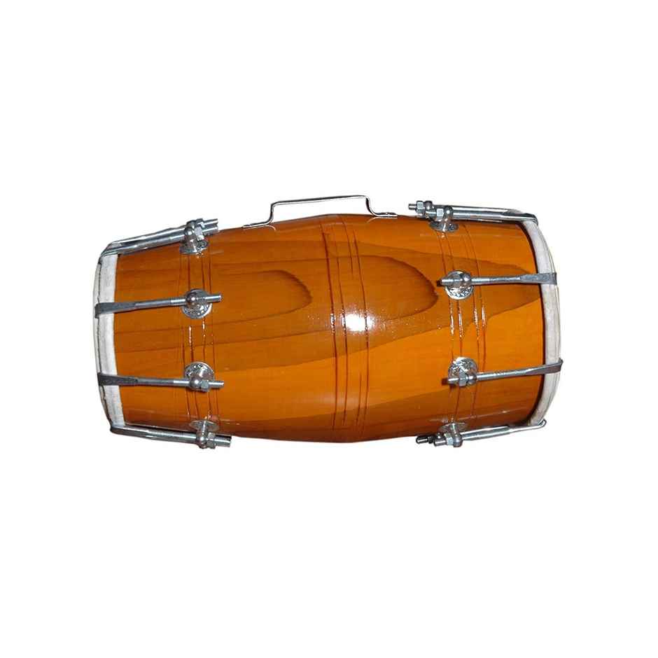 Divine Vibes Handmade Wood Dholak Bhajana Kirtan