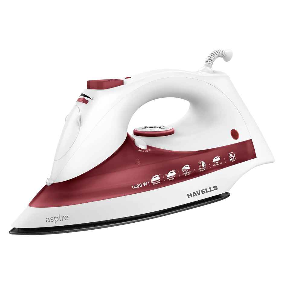 Havells Steam Iron Aspire Red 1400W
