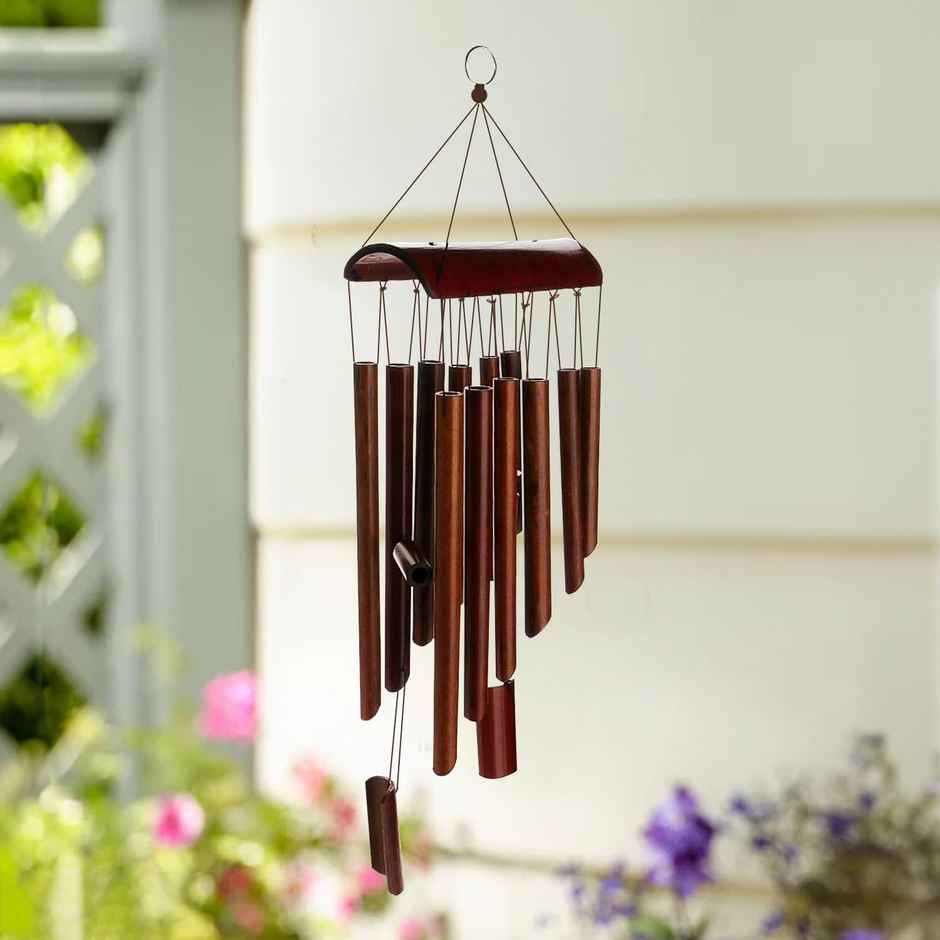 Ekhasa Positive Energy Bamboo Wind Chimes For Home, Balcony, Outdoor, Garden Decoration