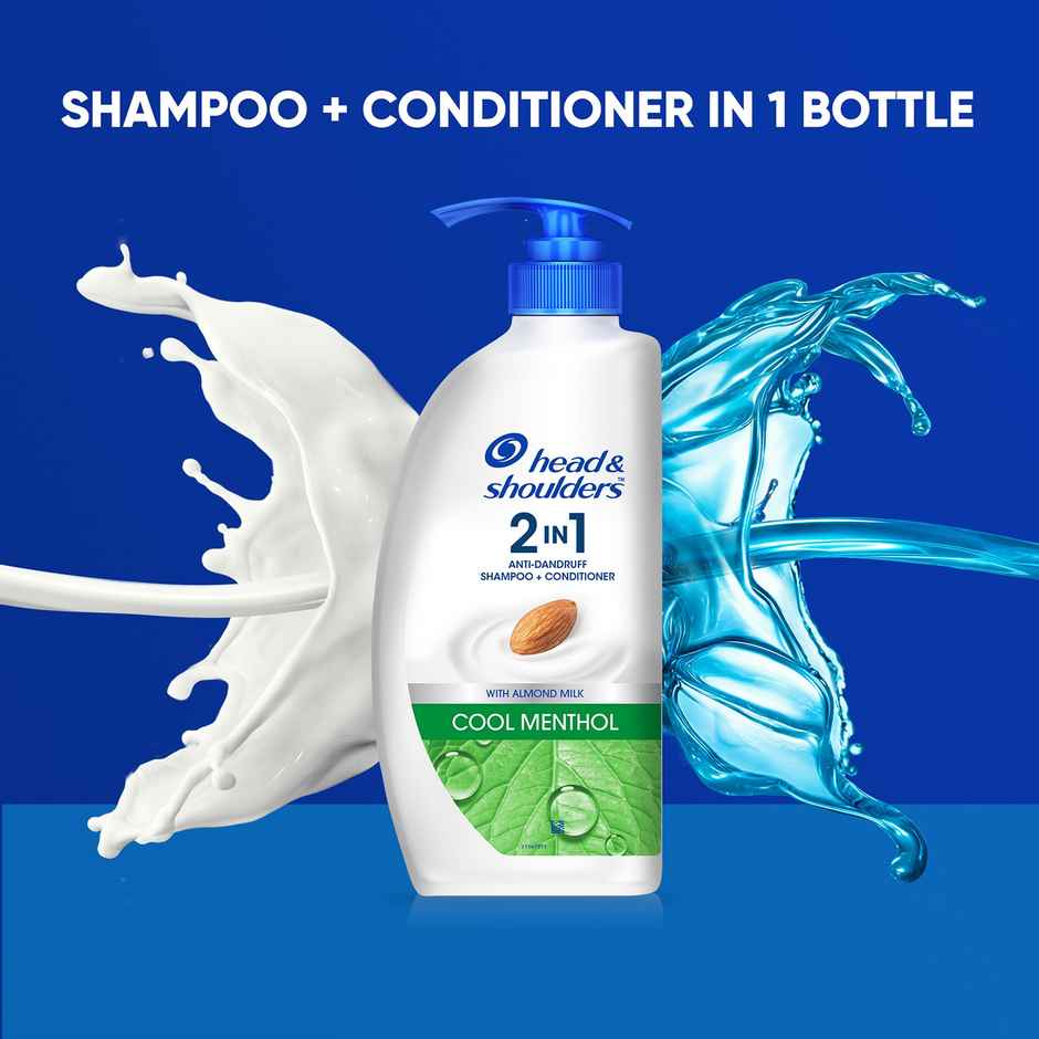 Head & Shoulders 2-In-1 Cool Menthol Anti Dandruff Shampoo + Conditioner For Women & Men