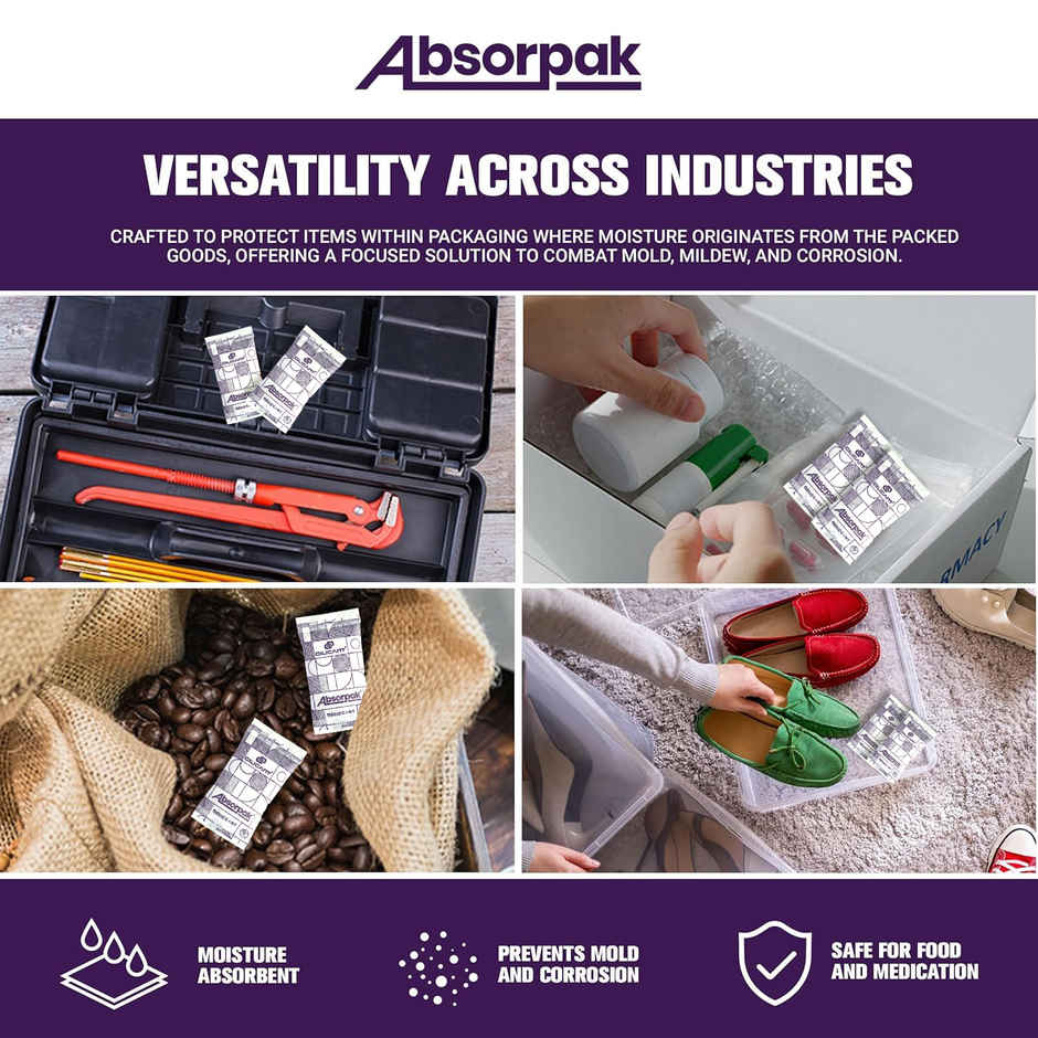 Absorpak Silica Gel Desiccant Kitchen Cabinets | Leather Bags & Electronics Storage