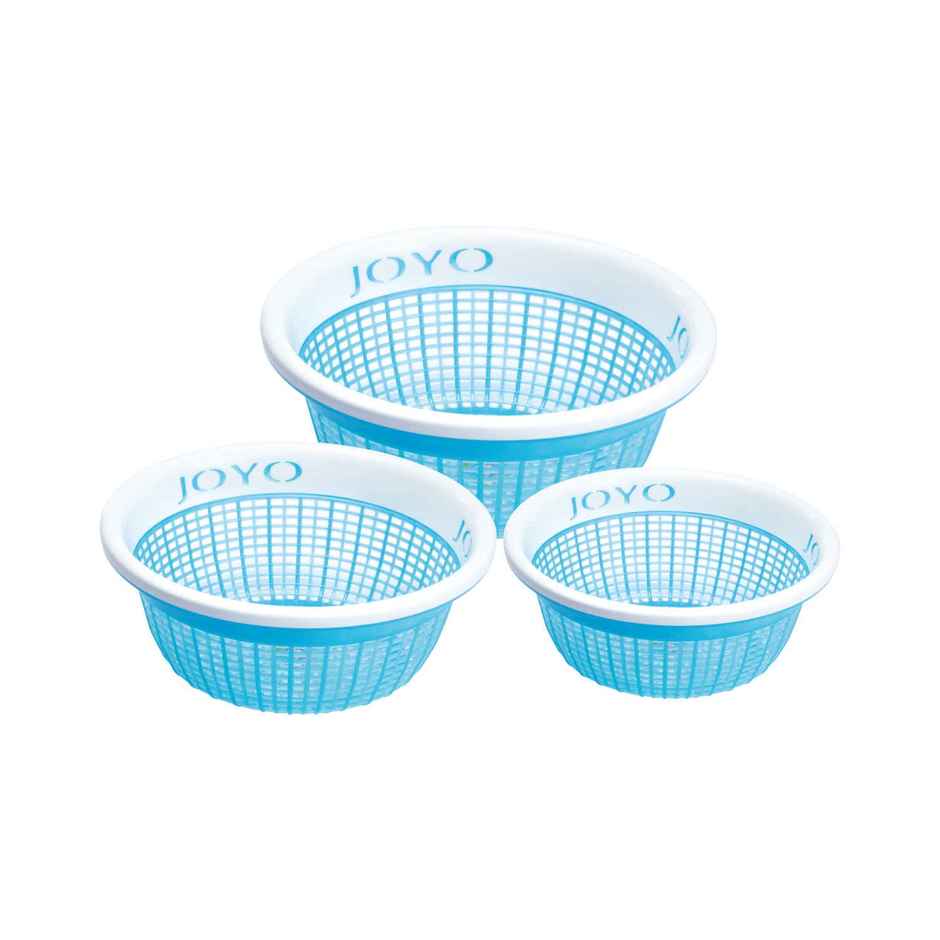 Joyo Fruit Loop Storage Container | Set of 3 | Assorted | Plastic Food Storage