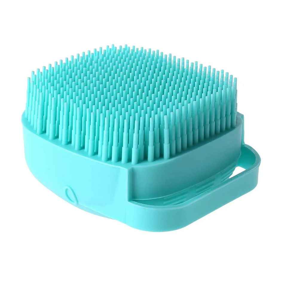Gubb Silicone Bristle Bath Brush With Grip Handle | Silicone | Multicolor