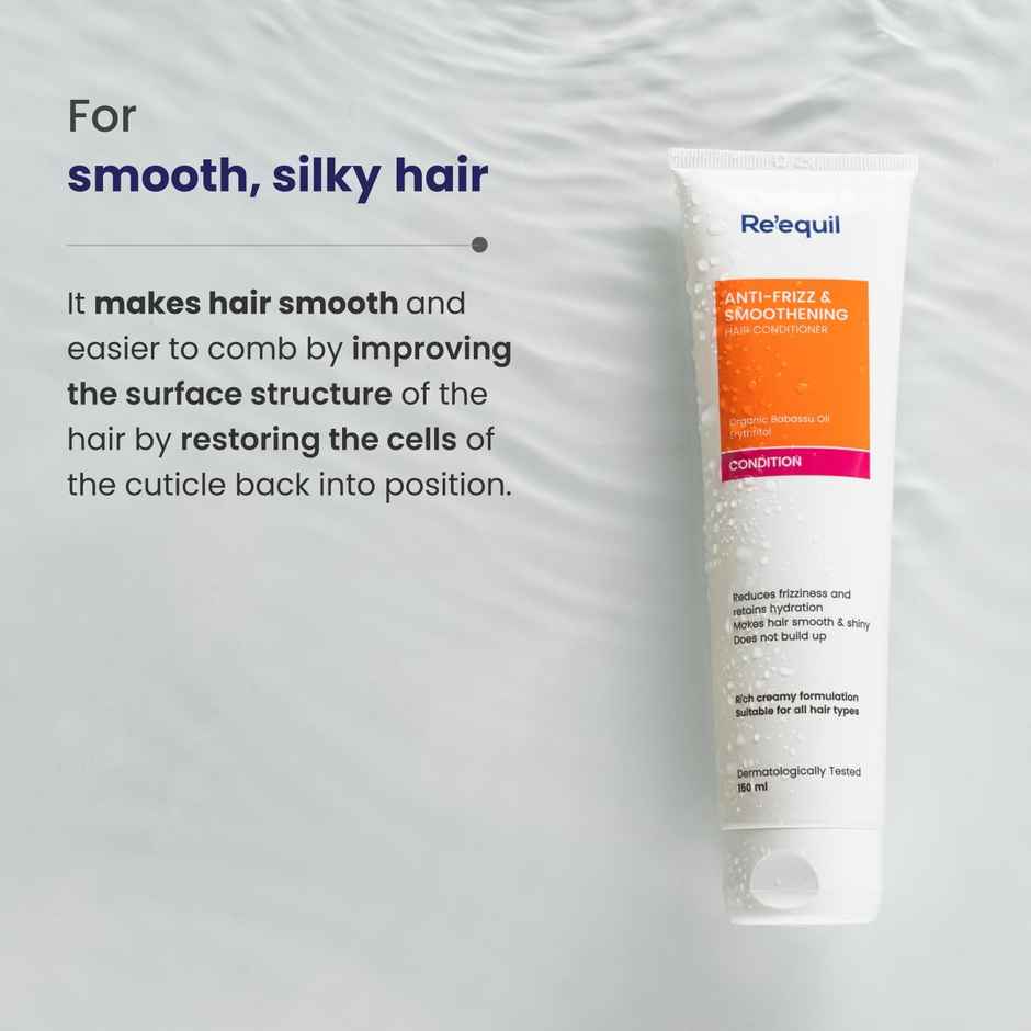 Re'Equil Anti-Frizz & Smoothening Hair Conditioner With Babassu Oil