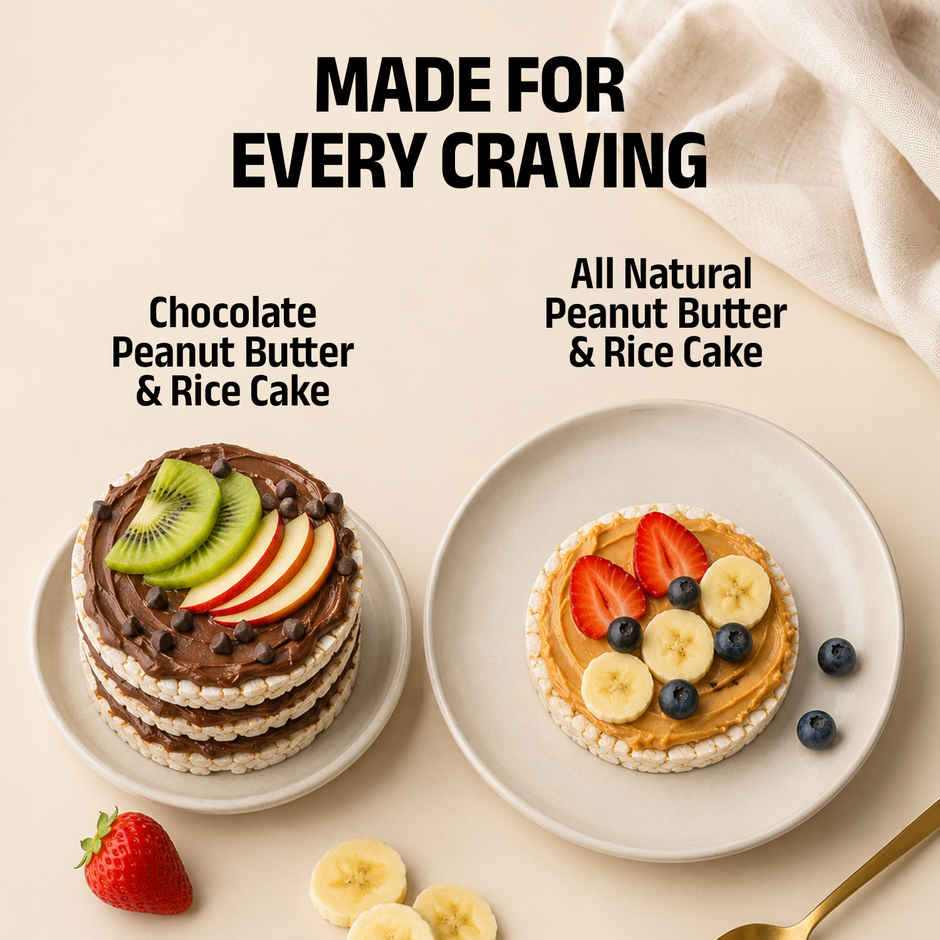 Pintola Organic Wholegrain Brown Rice Cakes Multigrain | Snack Essential