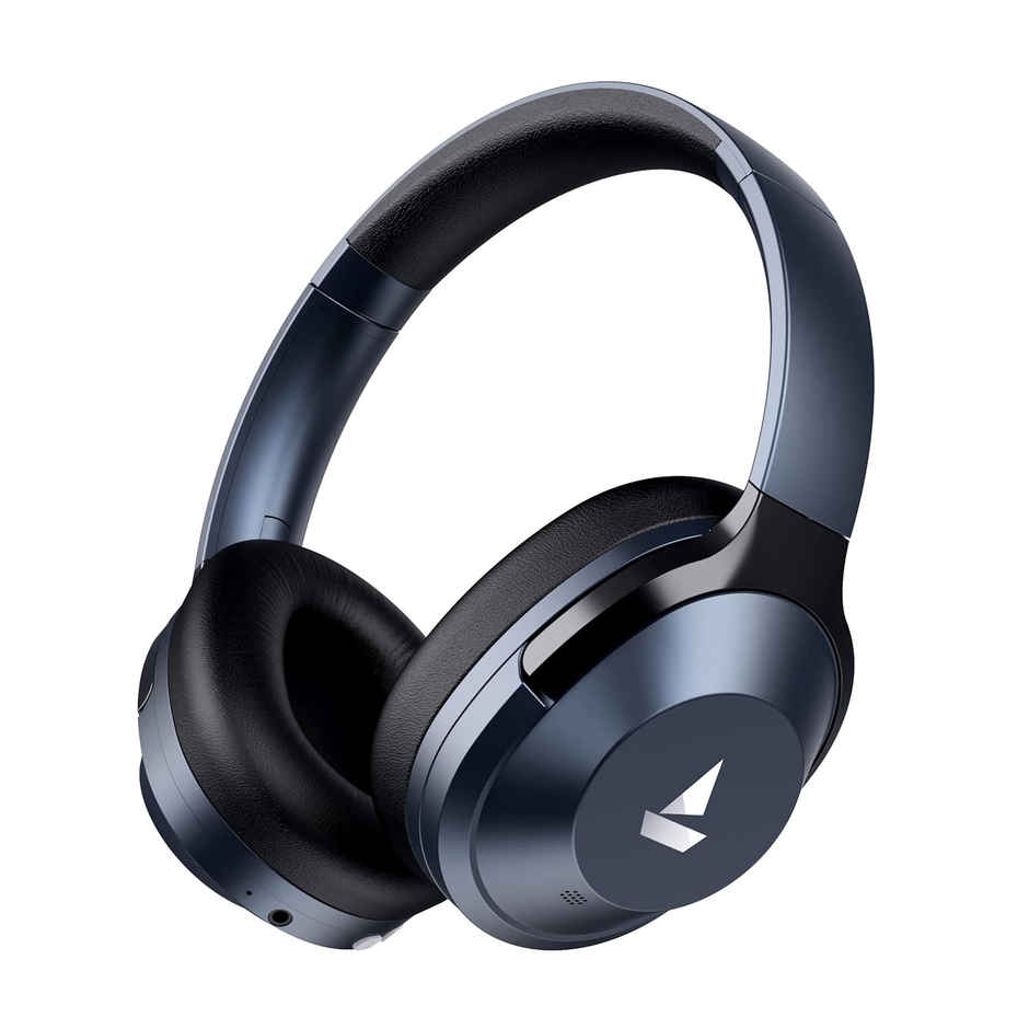 boAt Nirvanaa 751 Anc Over Ear Bt Headphones W Anc Upto 33Db 65H Playtime Asap Charge - Bold Blue