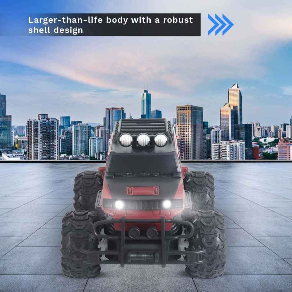 Race N Roll Off Roader Rechargeable Remote Control Monster Truck - Humm Maroon