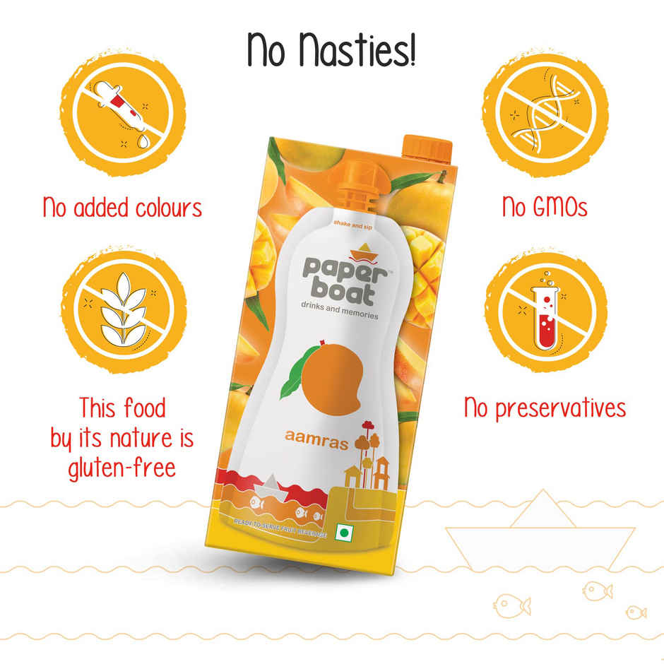 Paper Boat Aamras Drink | Ready to Drink Beverage