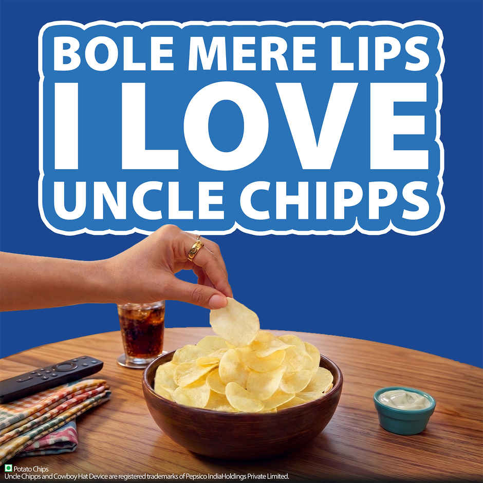Uncle Chipps Plain Salted | Crunchy Potato Chips