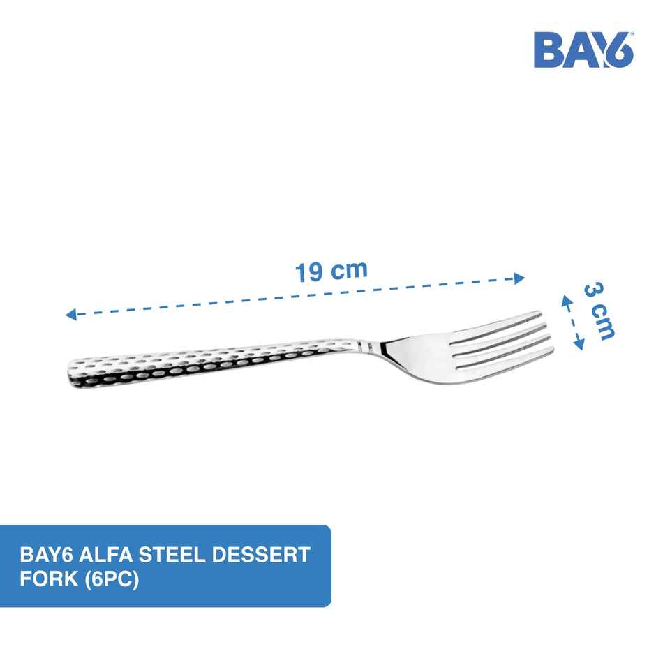 BAY6 Alfa Steel Dessert Fork (6pc)
