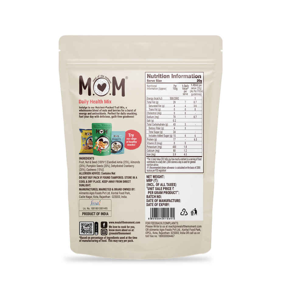 MOM Daily Health Mix | Dry Fruit Mix