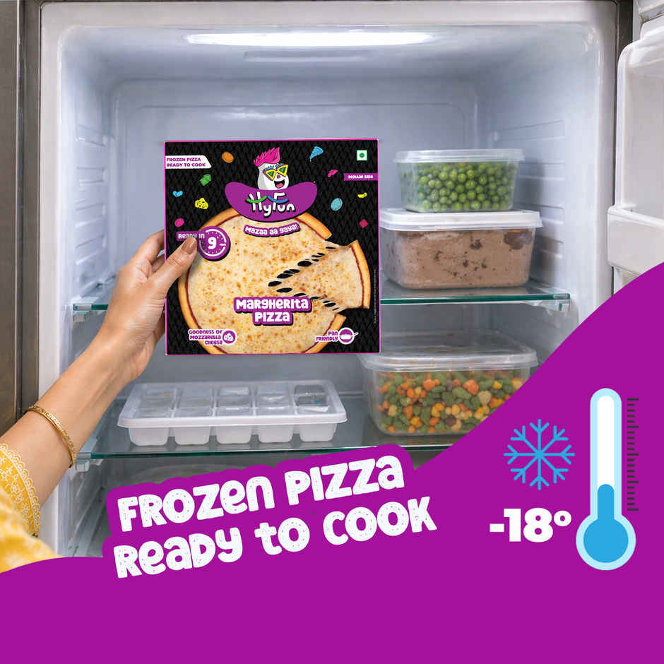 HyFun Margherita Pizza, Cheesy Snack | Frozen