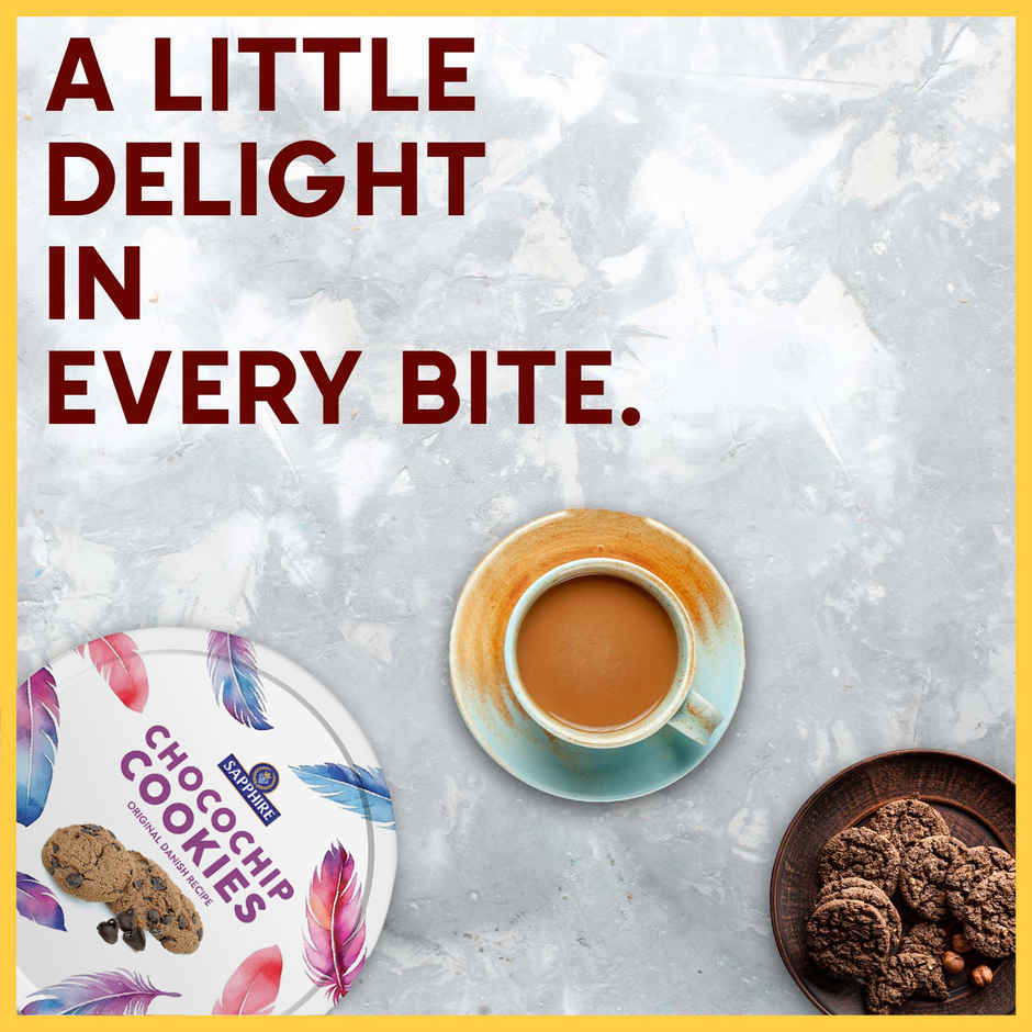 Sapphire Choco Chip Cookies