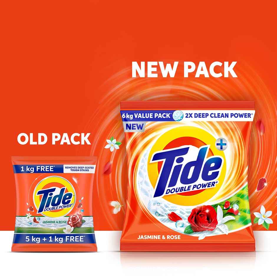 Tide Plus Jasmine & Rose Detergent Powder Combo      