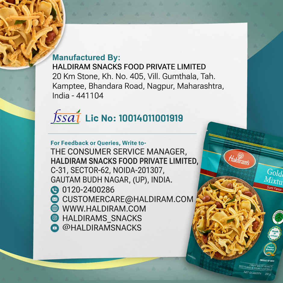 Haldiram's Nagpur Golden Mixture | Savoury & Crunchy