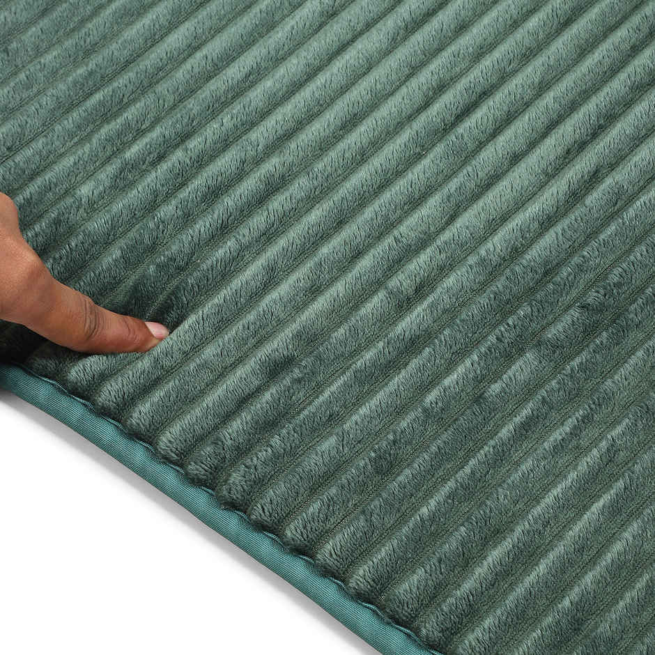 Status Ribbed Foam Mat 40 Cm x 60 Cm - Green
