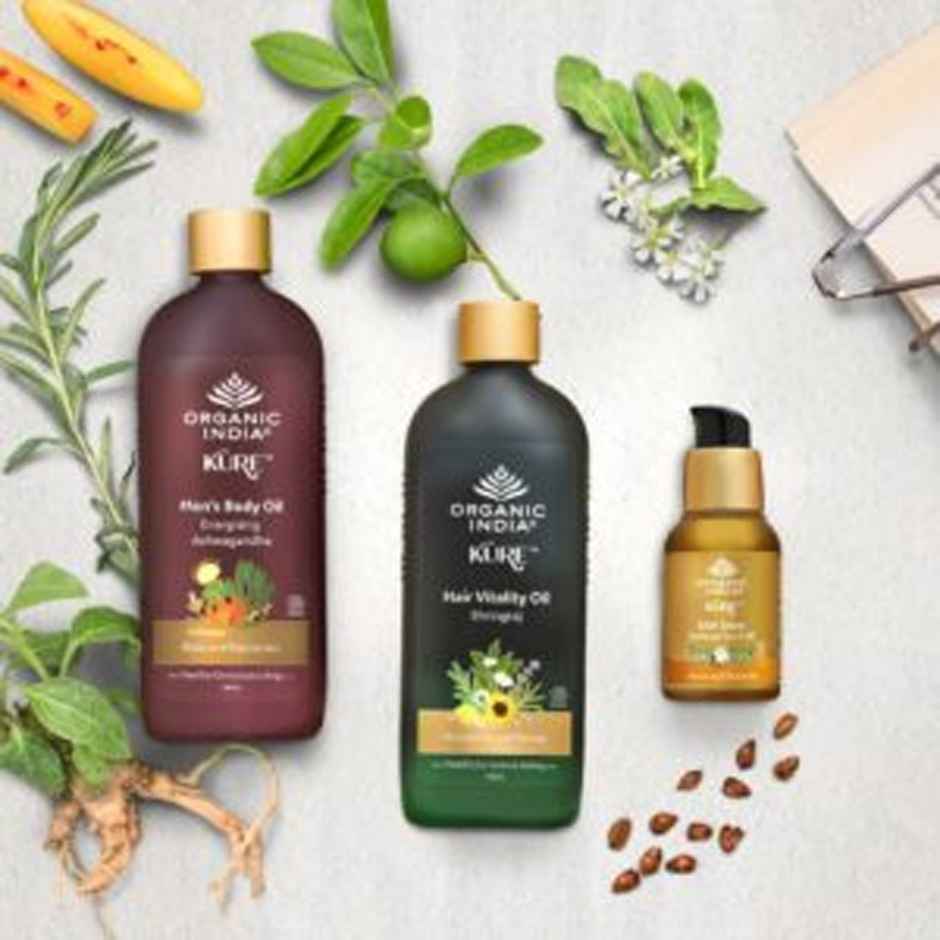 Organic India Men's Body Oil Energising Ashwagandha