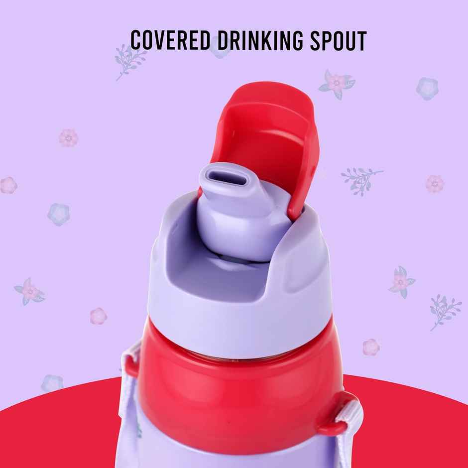 CELLO Plastic Kidzbee Dream Weavers Kids Water Bottle, 520ml, Lavender | PU Insulation & BPA Free