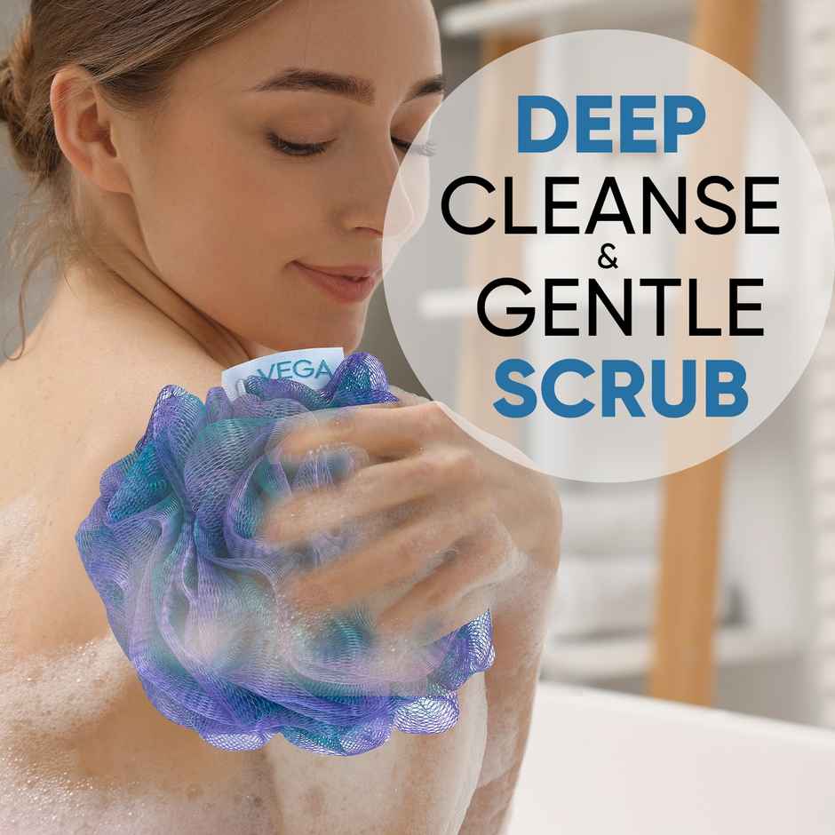 Vega BCA Duo Splash Bath Sponge Bath Loofah for Men & Women | Premium Bath Loofah | BA-3/37