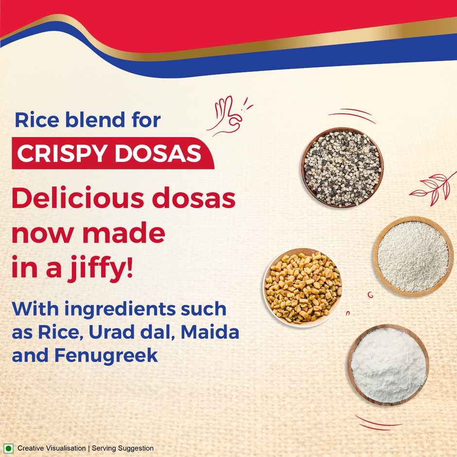 Aashirvaad Instant Mix Rice Dosa