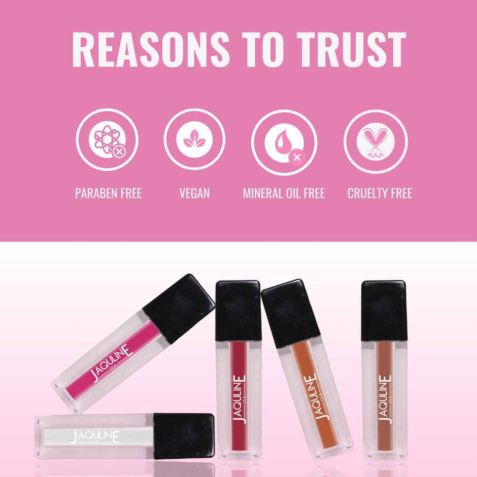 Jaquline USA Glossy Pout - Pack of 5