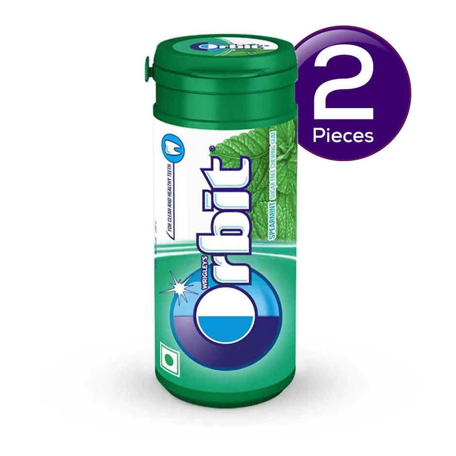 Orbit Sugar Free Spearmint Chewing Gum Tube Combo
