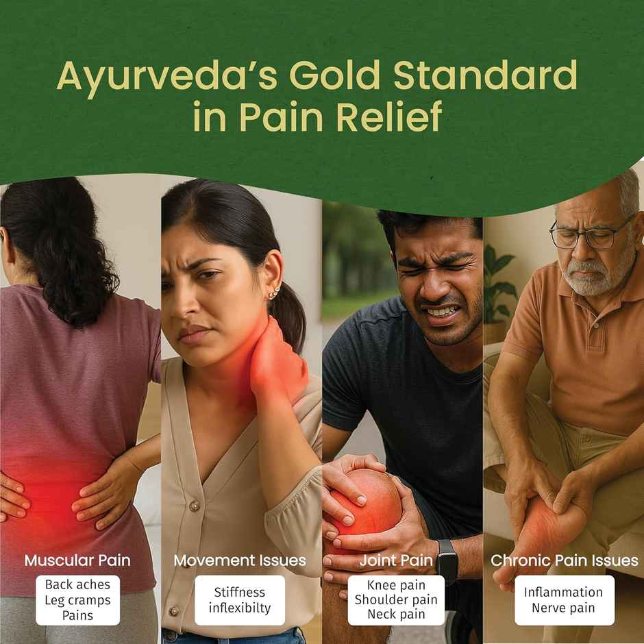 Kerala Ayurveda Myaxyl Joint Pain Relief Oil |Ideal With Hot bags, knee caps, Ankle & Other support