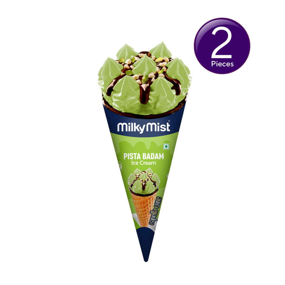 Milkymist Badam Pista Cone Combo