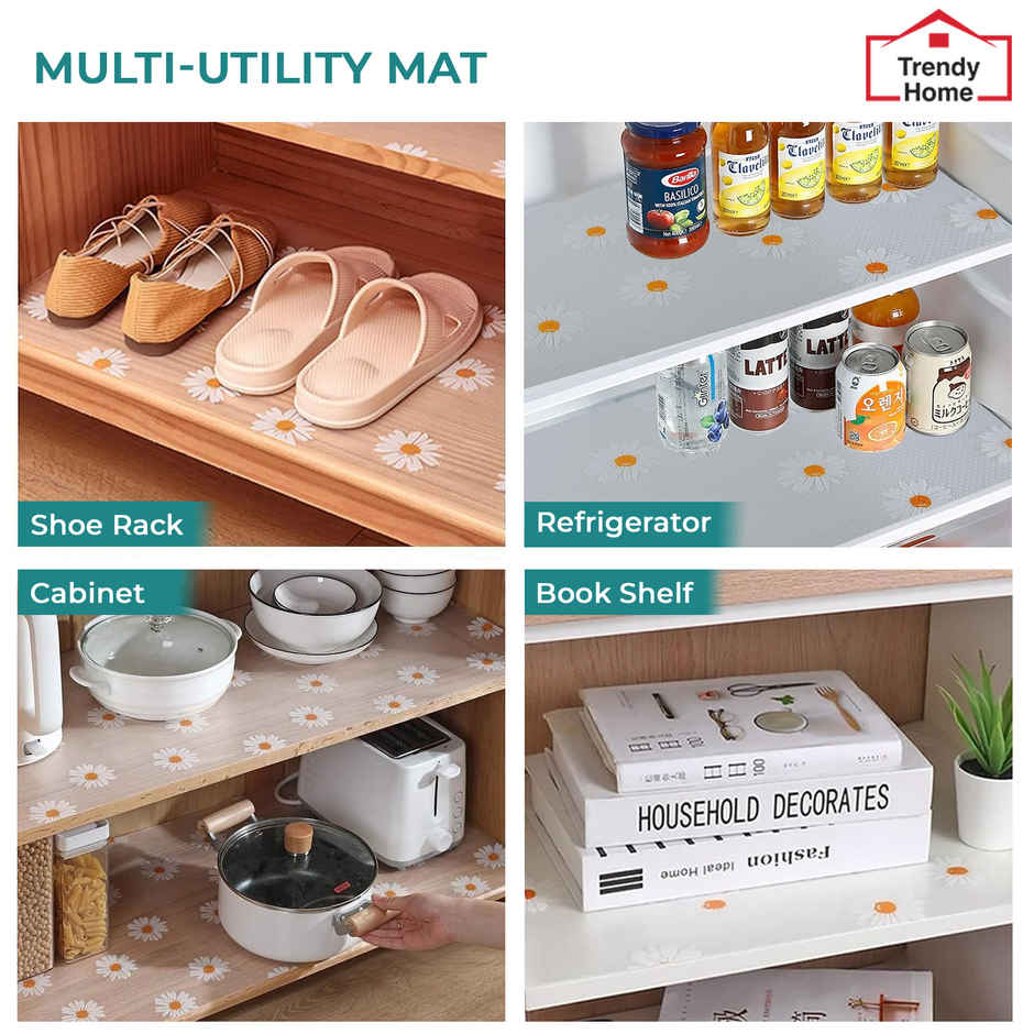 Senego Anti Slip Mat 3m Petal Print Shelf Drawer Liner | EVA, BPA Free