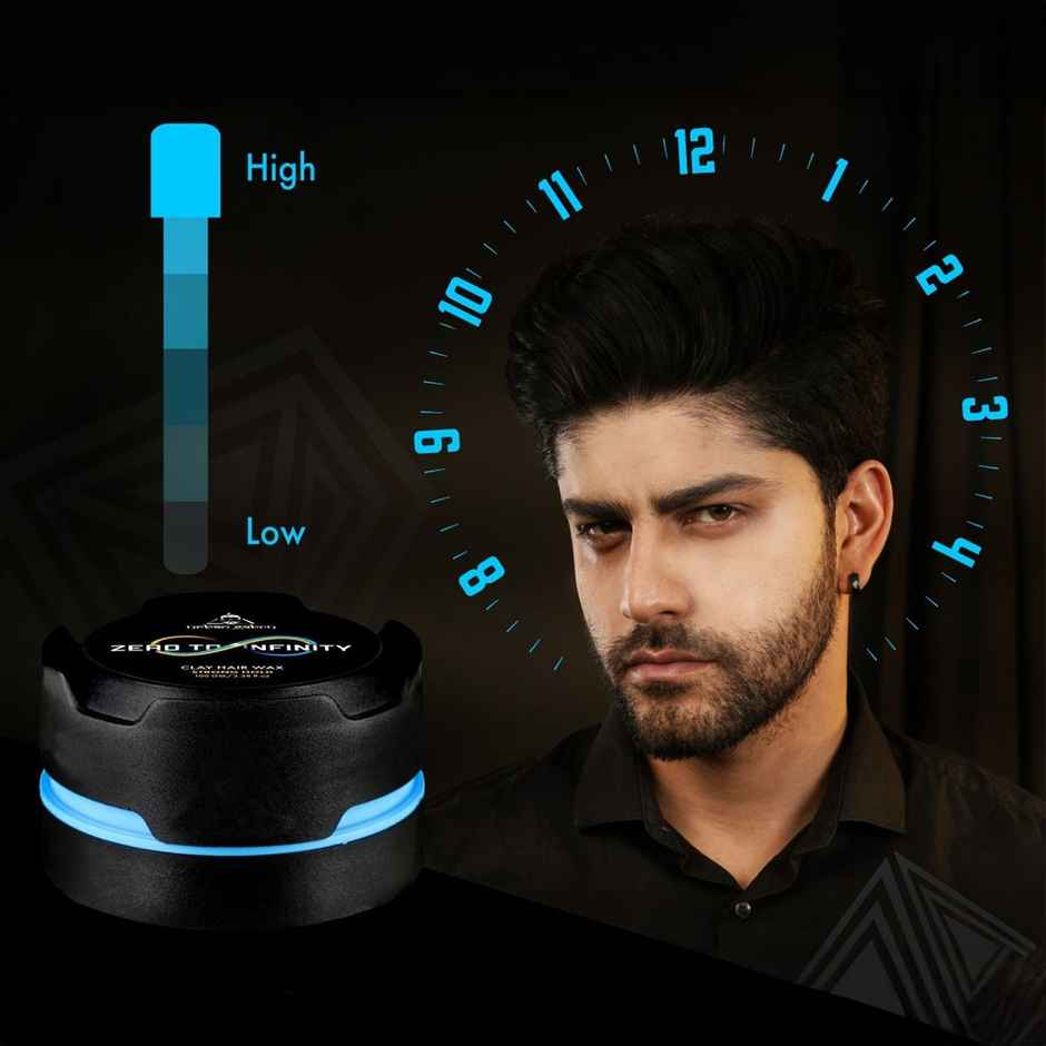 Urbangabru Zero To Infinity Clay Hair Wax | Matte Finish & Strong Hold | Natural Styling