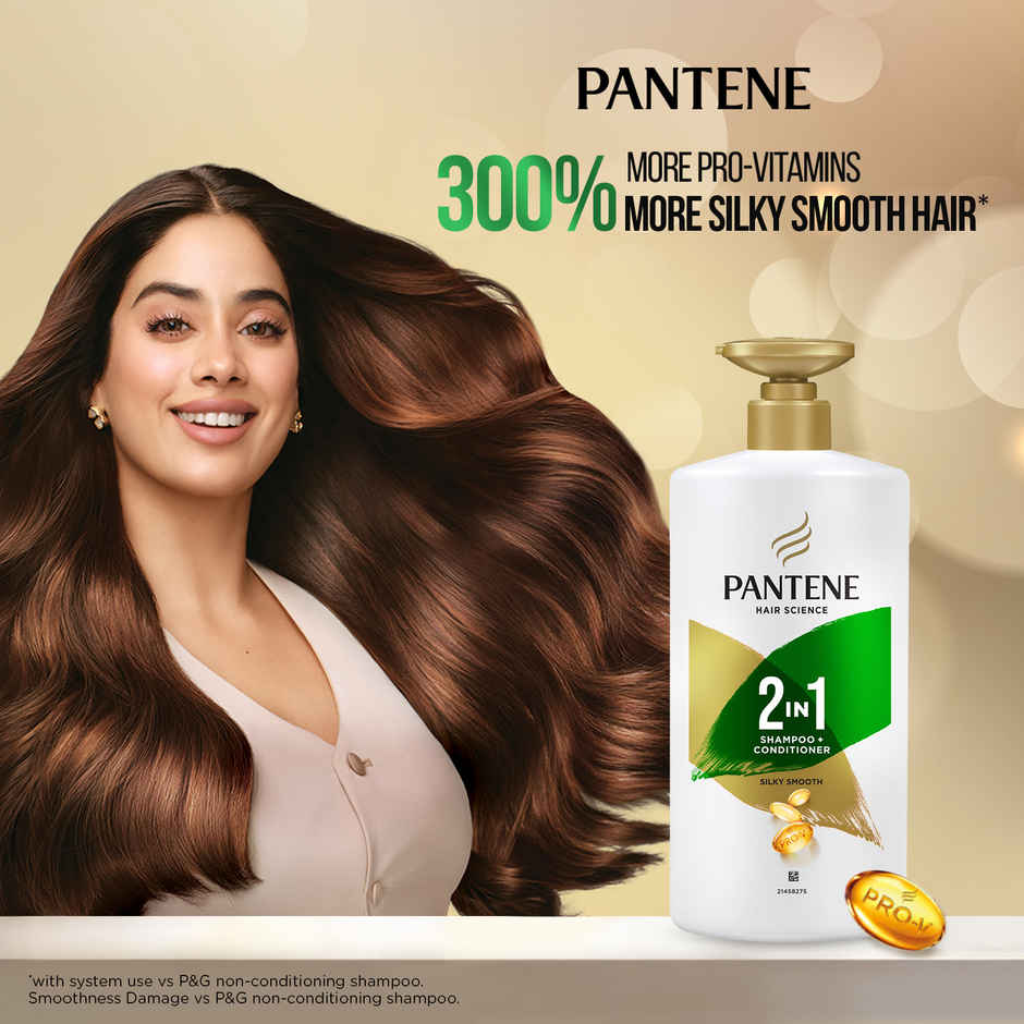 Pantene 2 In 1 Silky Smooth Care Shampoo + Conditioner
