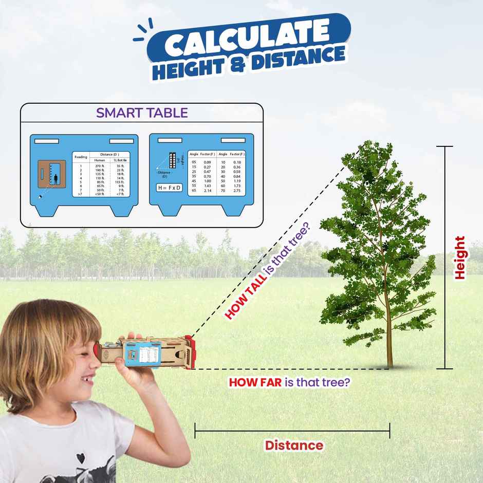 Smartivity Telescope 8X Zoom, Fun Exploration for 6 to 12-Year-Old Kids, Learning DIY Activity Kit