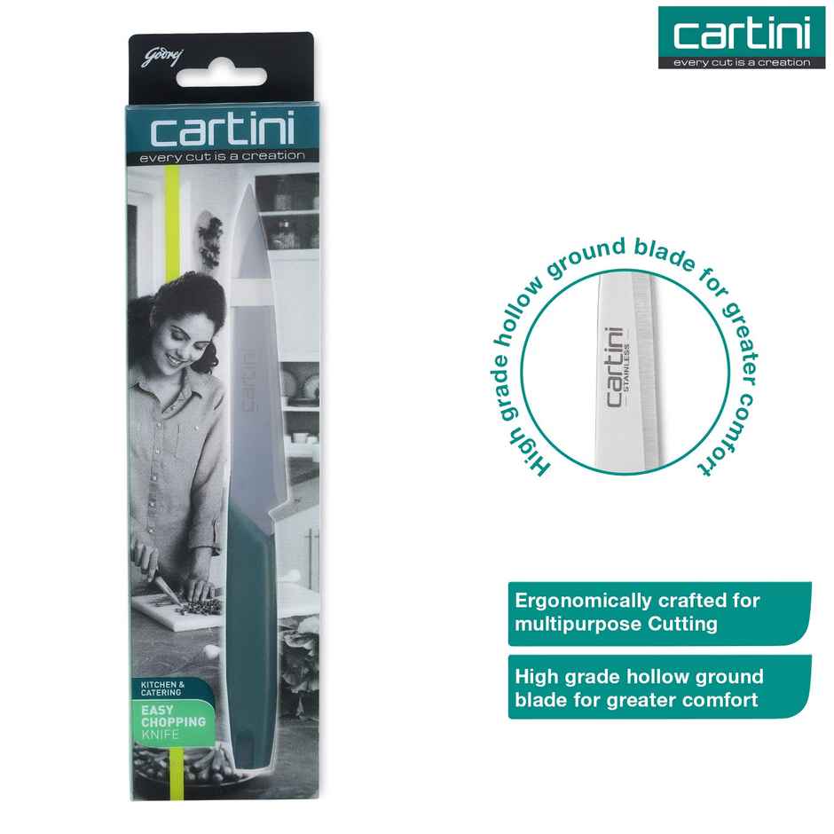 Godrej Cartini Easy Chopping Knife - Teal