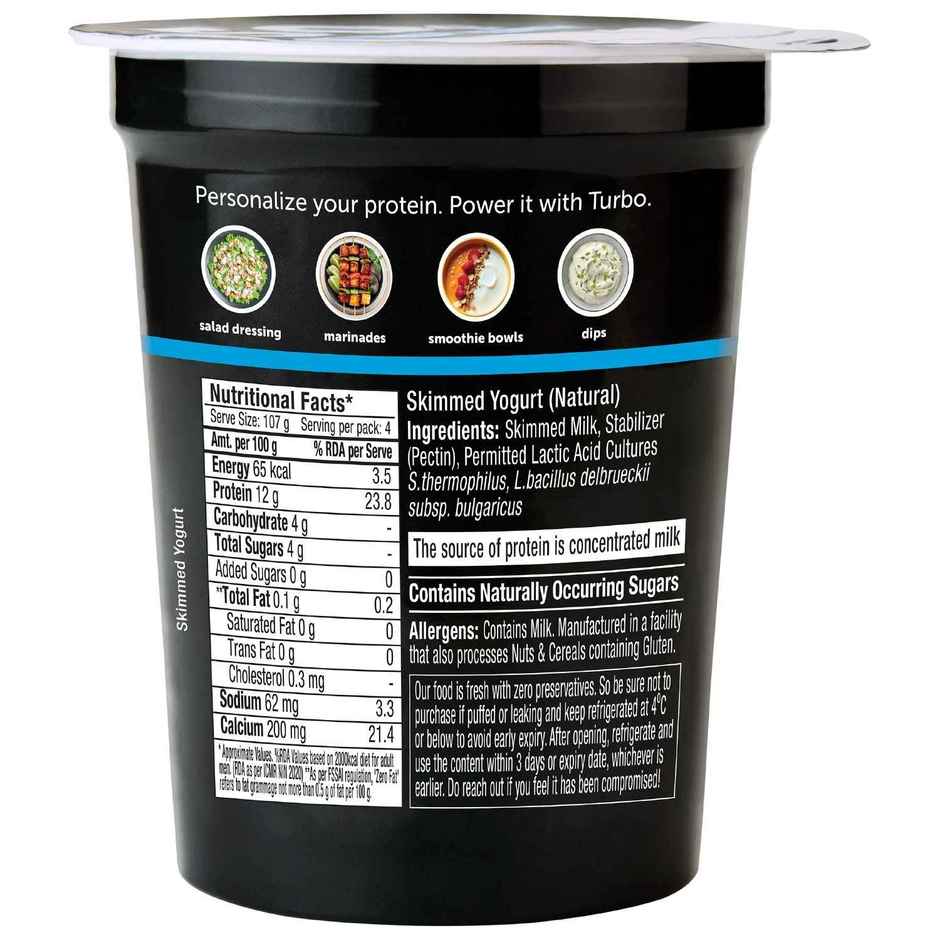 Epigamia 50 G Protein Turbo Yogurt, Natural