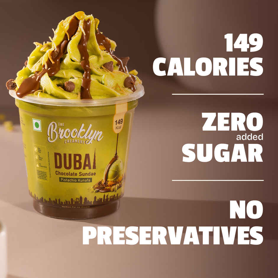 The Brooklyn Creamery Dubai Chocolate Sundae Ice Cream