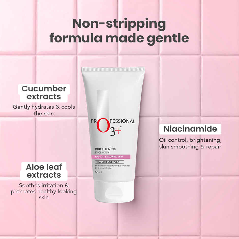 O3+ Brightening & Whitening Face Wash