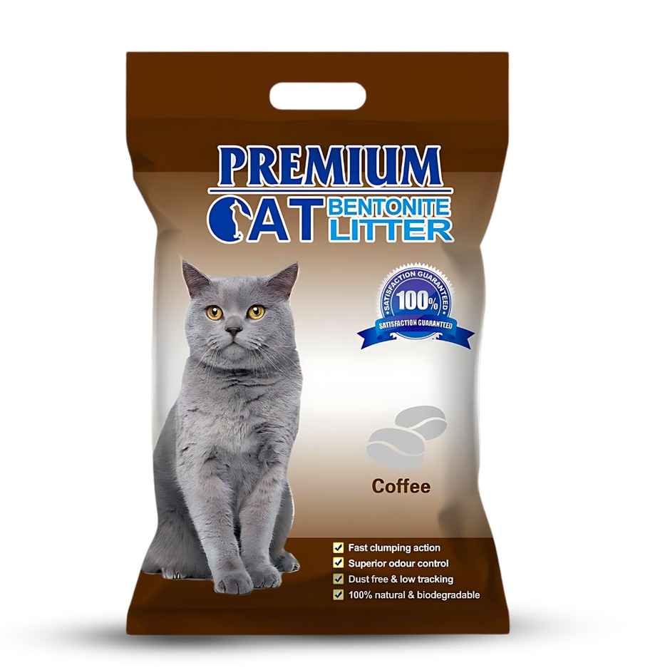 Pets Empire Natural Scoopable Bentonite Ball Cat Litter Coffee Scent