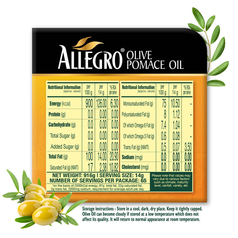Allegro Pomace Olive Oil