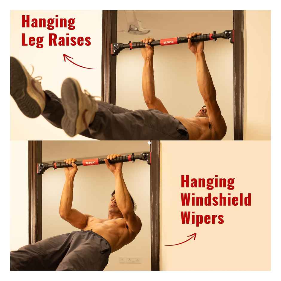 Slovic Doorway Expandable Pull Up Bar for Home Workout & Upper Body Strength
