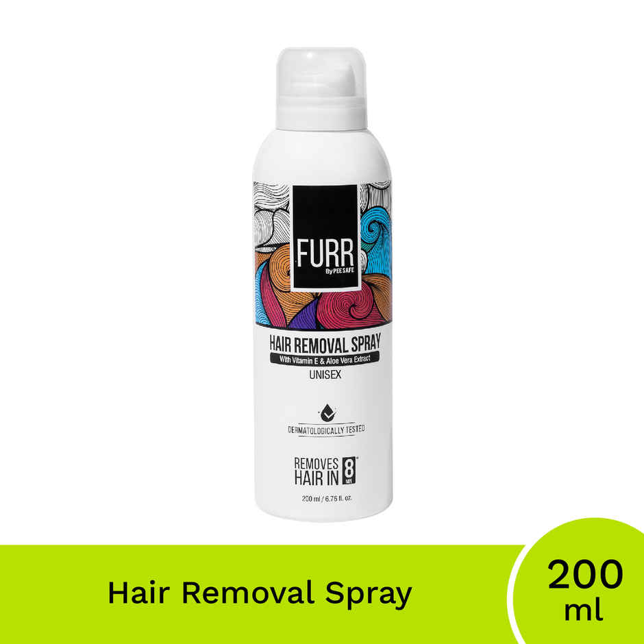 FURR By Pee Safe Unisex Hair Removal Spray | Quick & Easy Hair Removal for Body