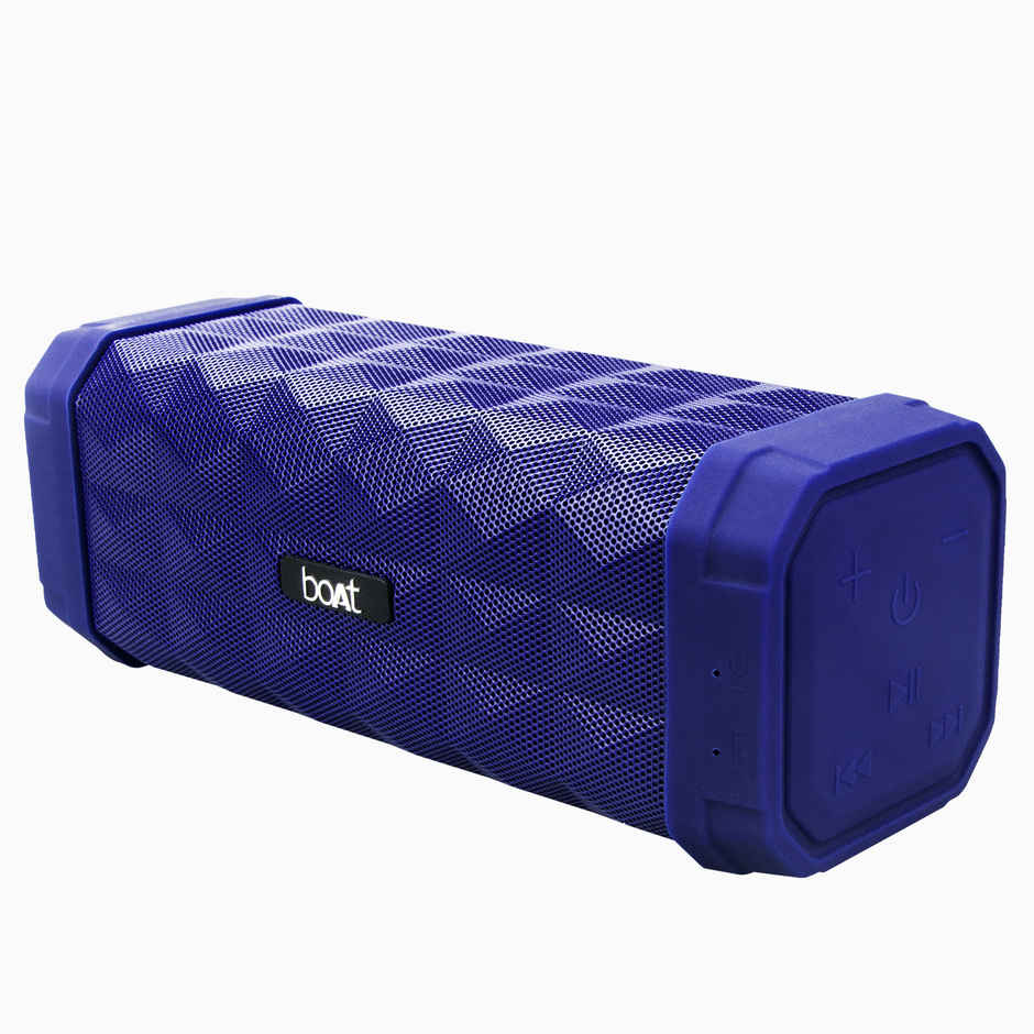 boAt Stone 650R BT Speaker w/ 10W Sound, 7H Playtime, IPX5 & Integrated Controls (Navy Blue)
