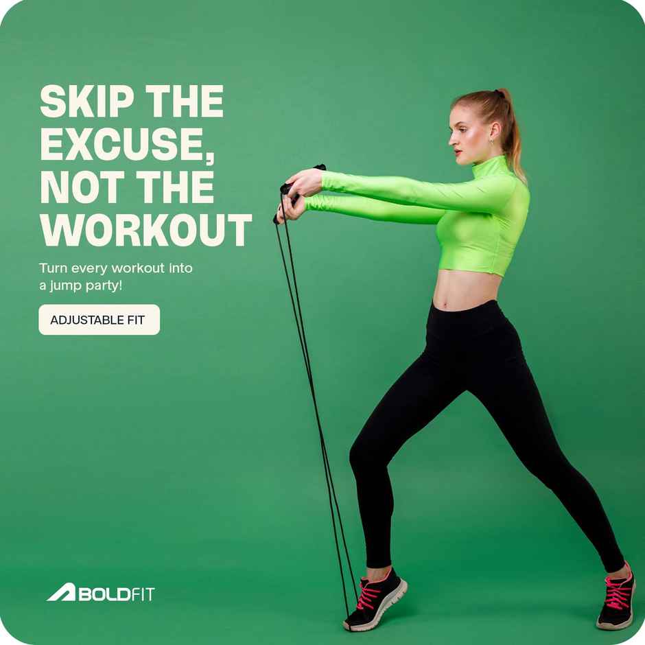 Skipping Rope for Man, Women & Children jump rope for Exercise Workout Freestyle Skipping Rope