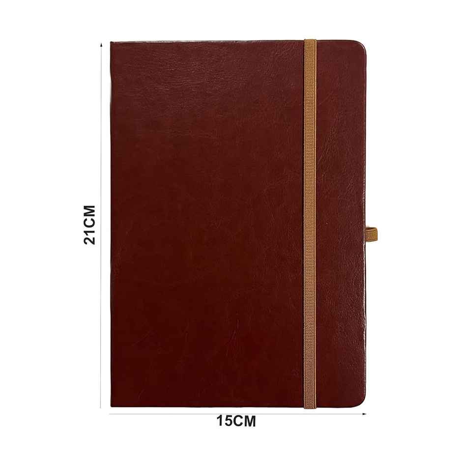 ABK A5 Pu Diary Ruled - 80 Gsm 190 Pages - Brown