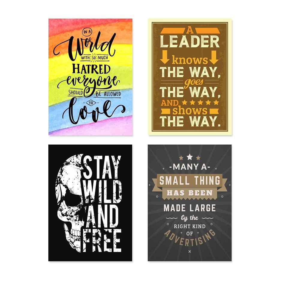 Paper Plane Design Wall Posters For Office Decor | Set of 10 | Size | 12 Inch x 18 Inch | D32