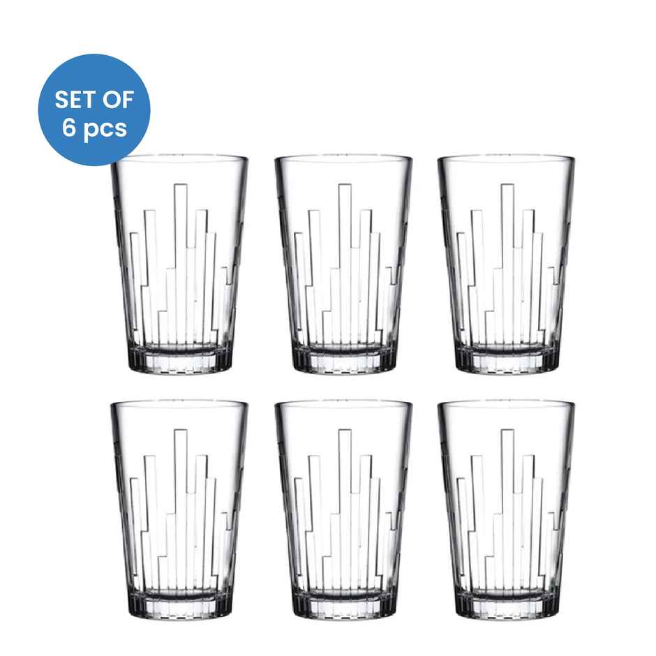 BAY6 Imported Juice & Water Glass - 330 ml - (6pc)